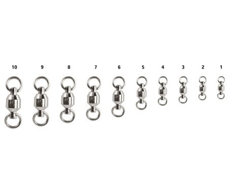 AQUA MARINE - Ball Bearing Swivel-Nickel Plated